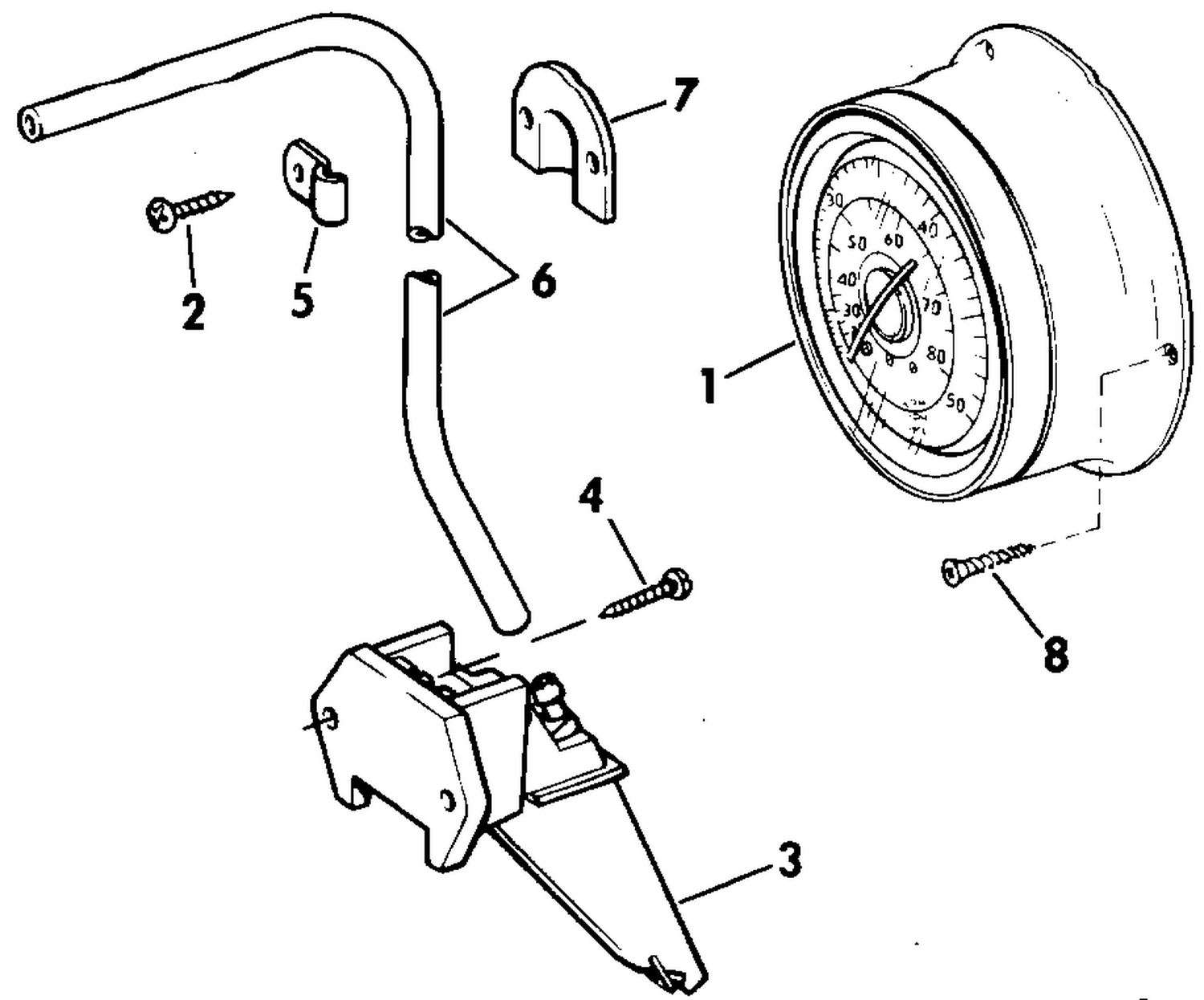 SPEEDOMETER KIT - SURFACE MOUNT