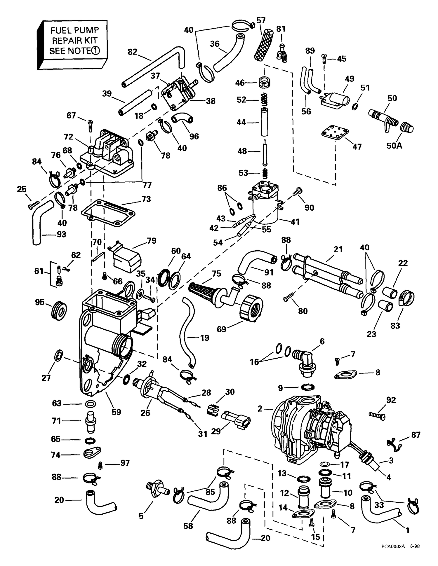 FUEL BRACKET & COMPONENTS