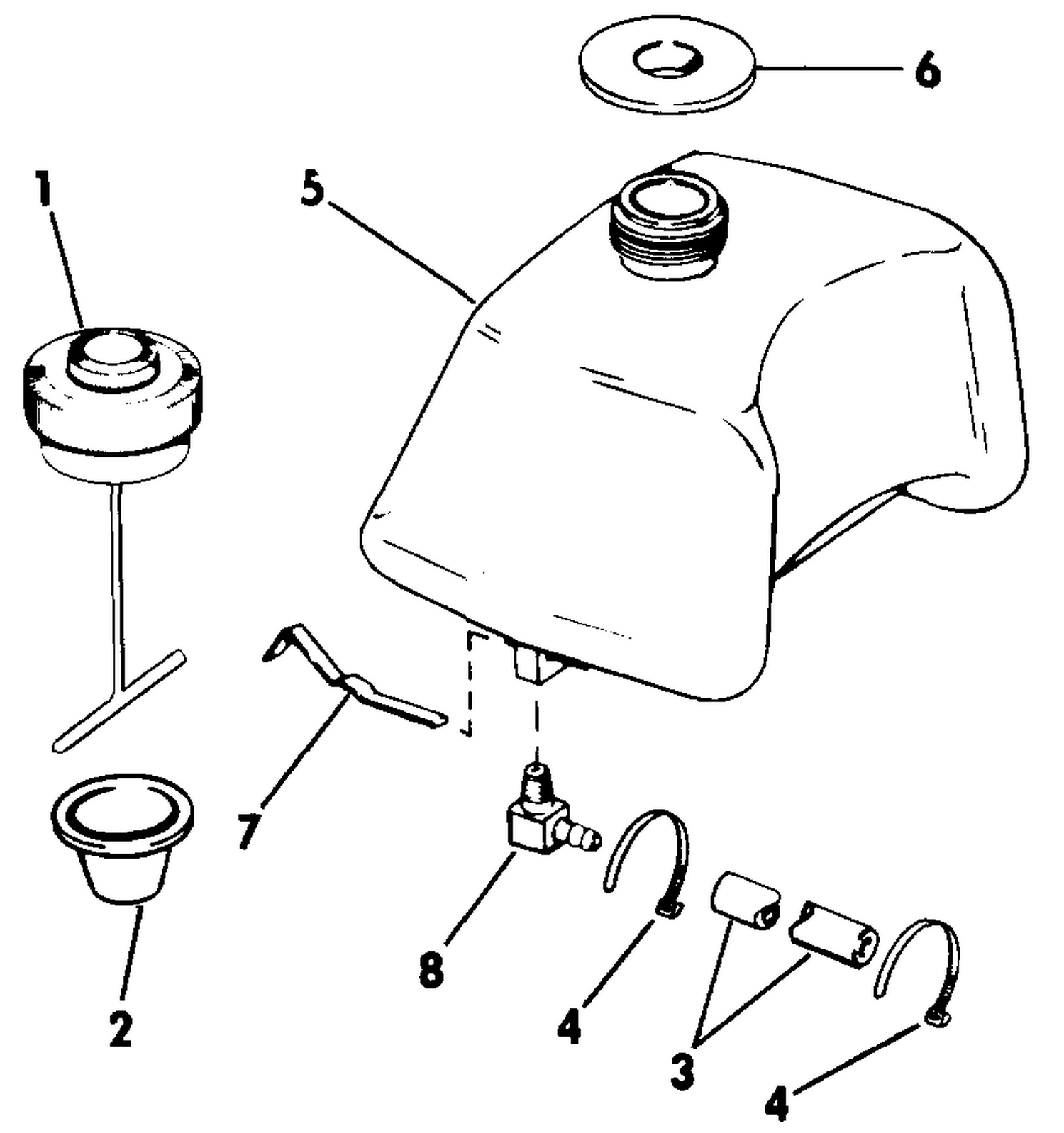FUEL TANK - BR MODELS ONLY