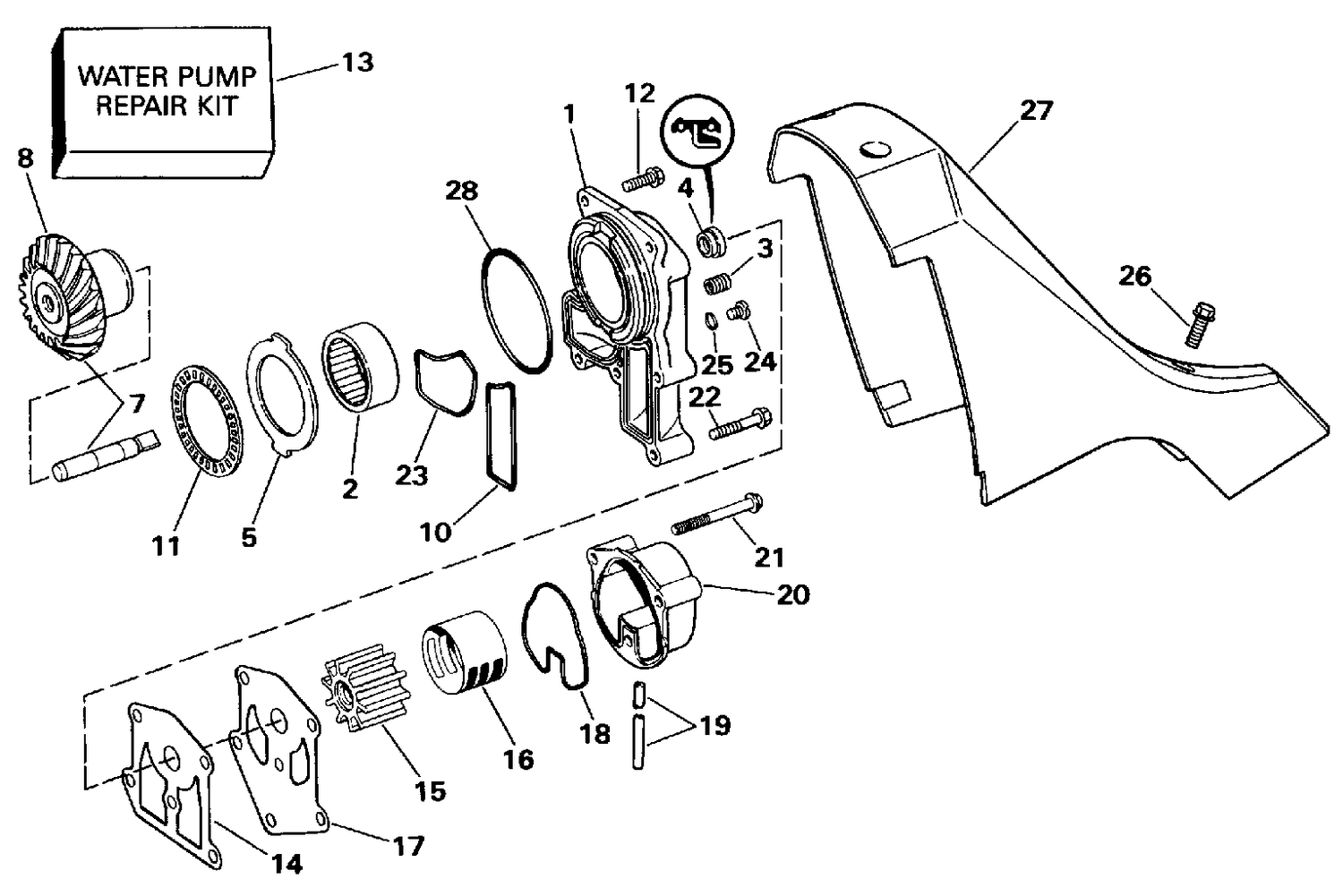 WATER PUMP & ADAPTOR