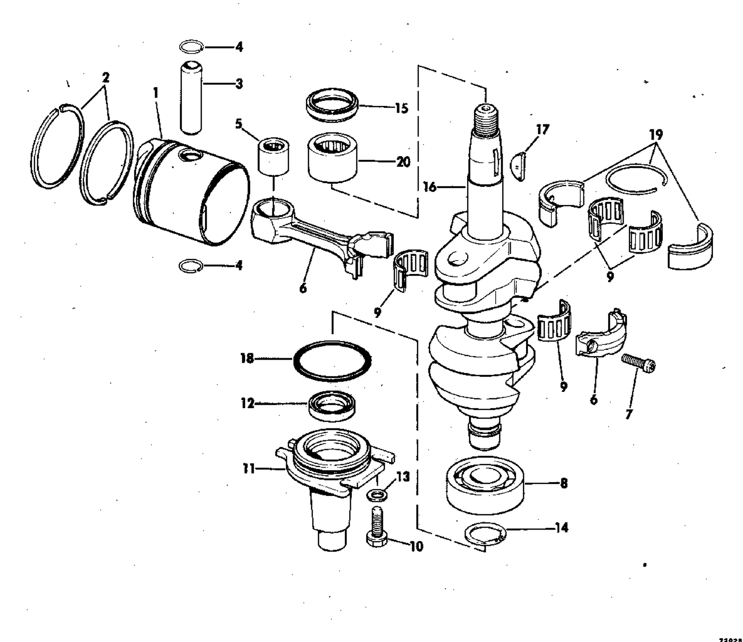 CRANKSHAFT & PISTON