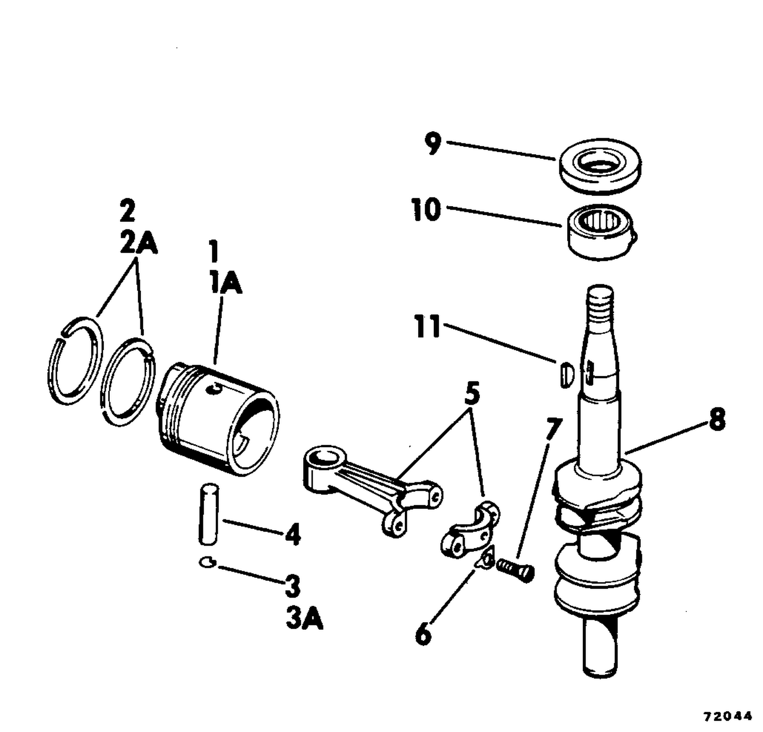 CRANKSHAFT & PISTON