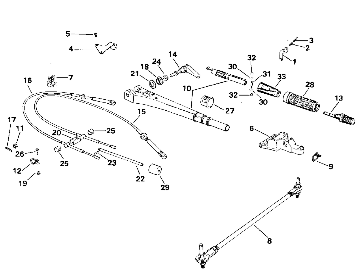 DUAL STEERING CONNECTOR KIT - 20 - 30 MODELS