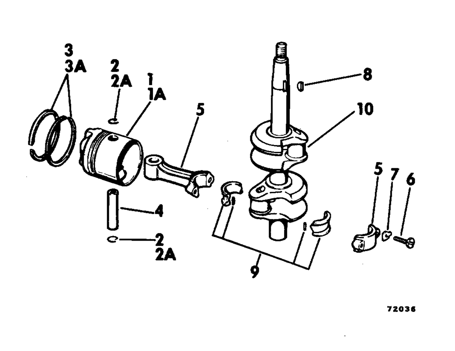 CRANKSHAFT & PISTON