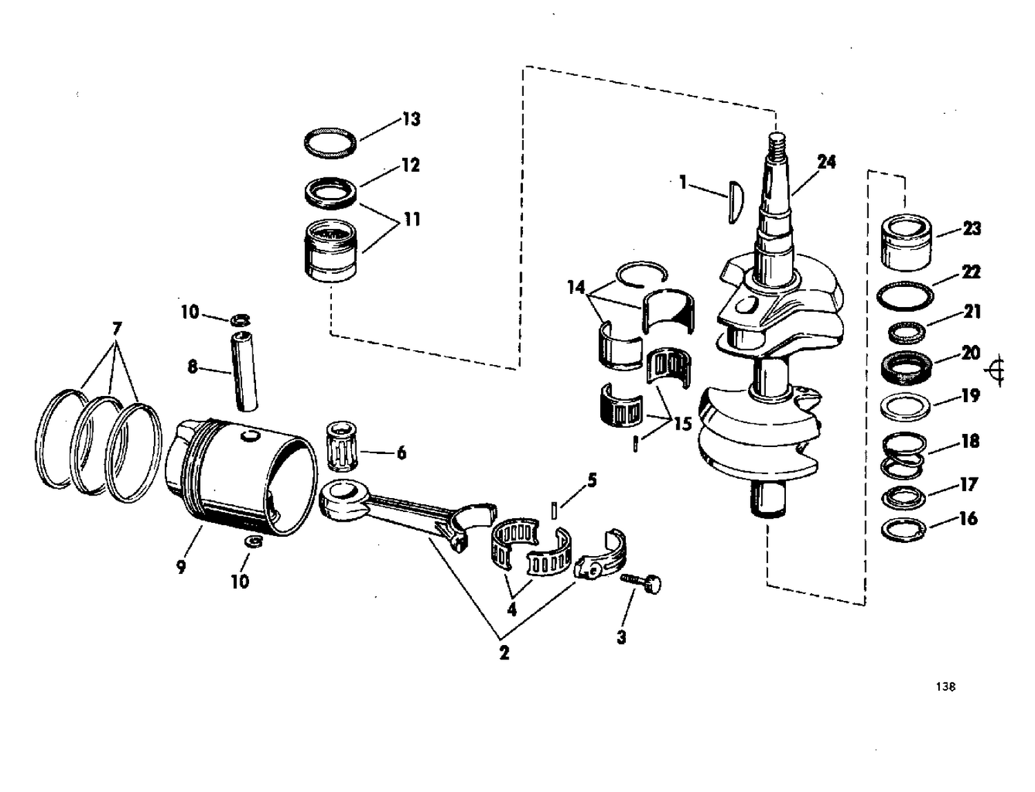 CRANKSHAFT GROUP ELECTRIC SHIFT