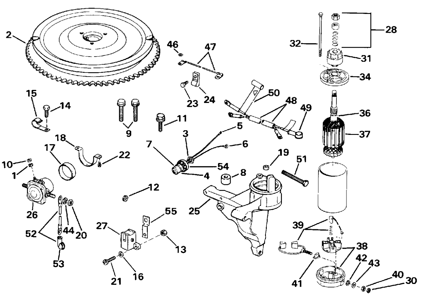 ELECTRIC STARTING KIT - 20, 25, 30, 35