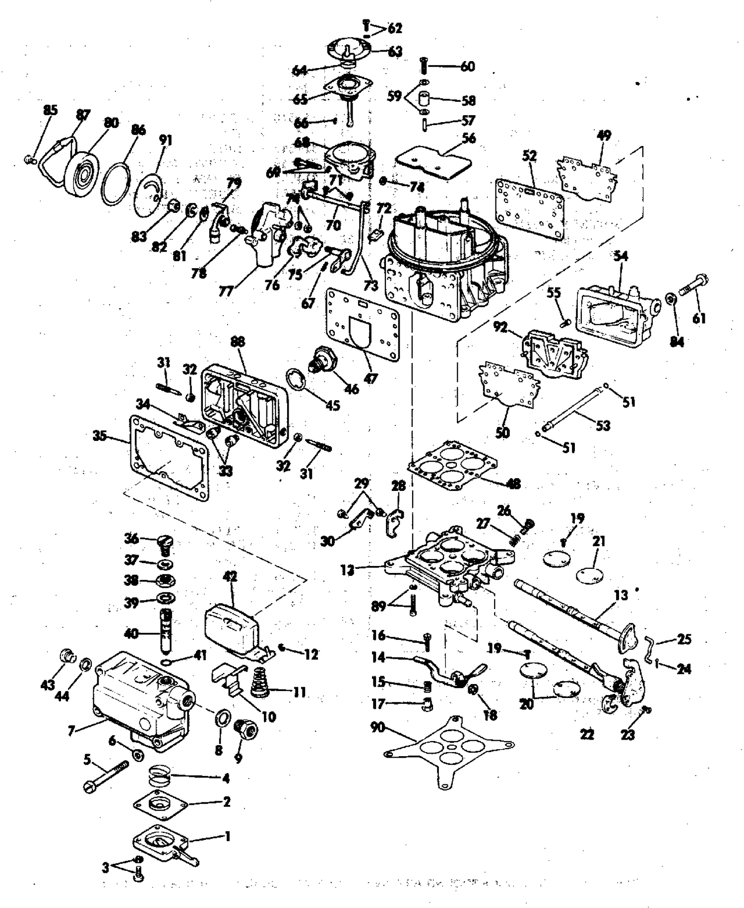 CARBURETOR GROUP 235 HP