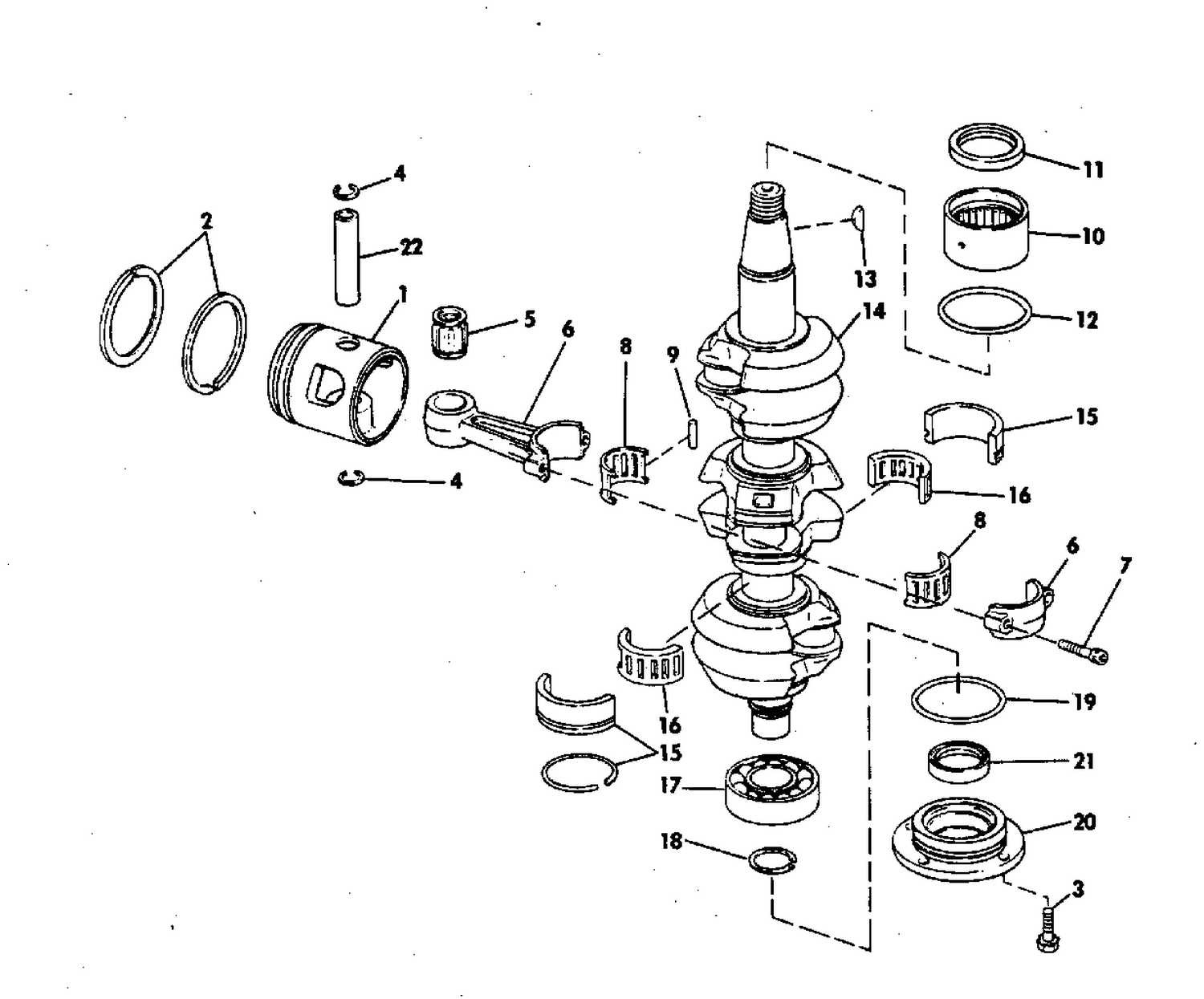 CRANKSHAFT & PISTON