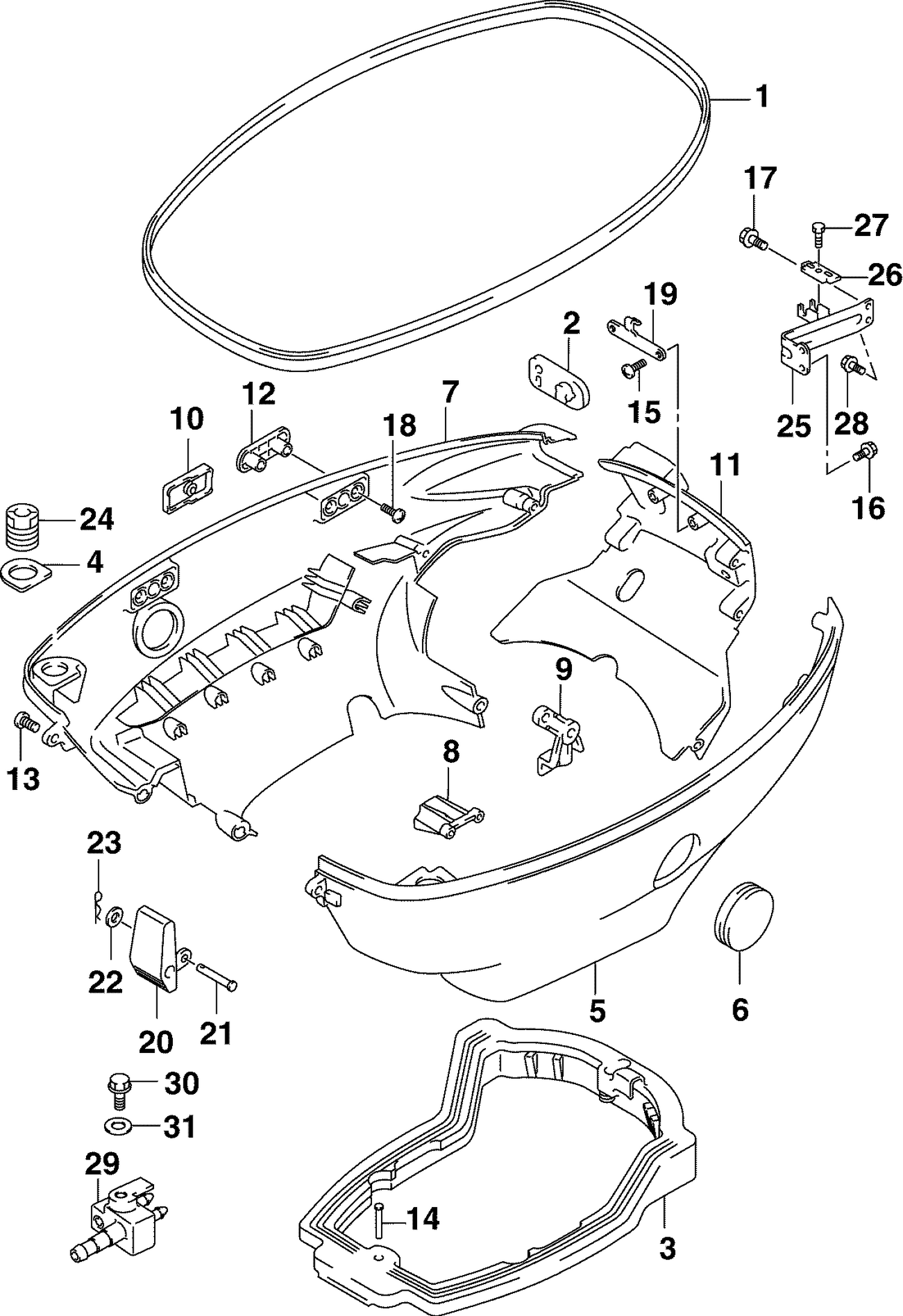 LOWER ENGINE COVER