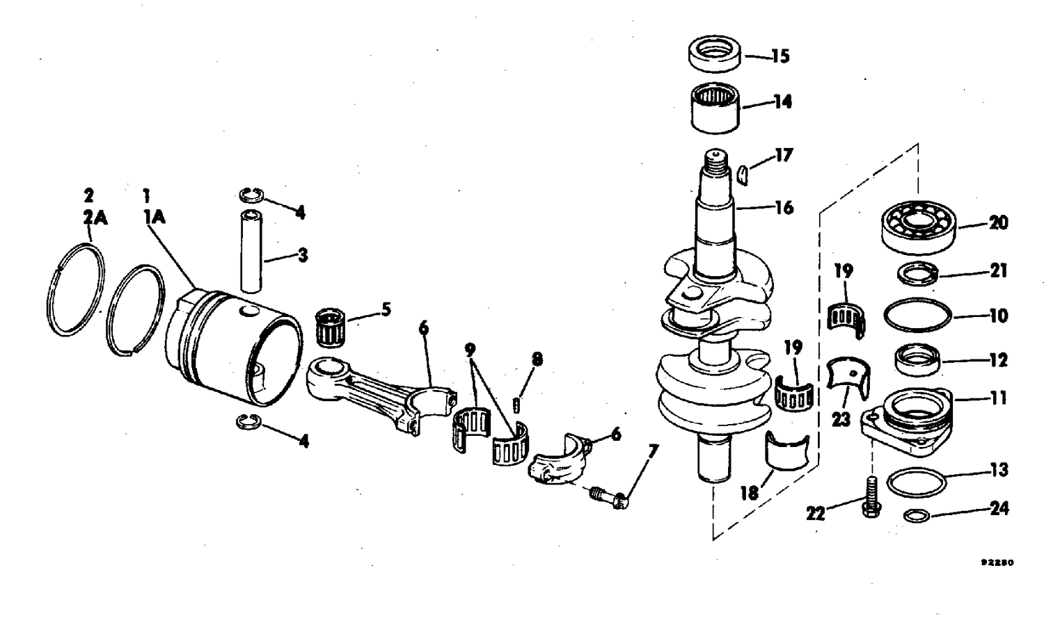 CRANKSHAFT & PISTON