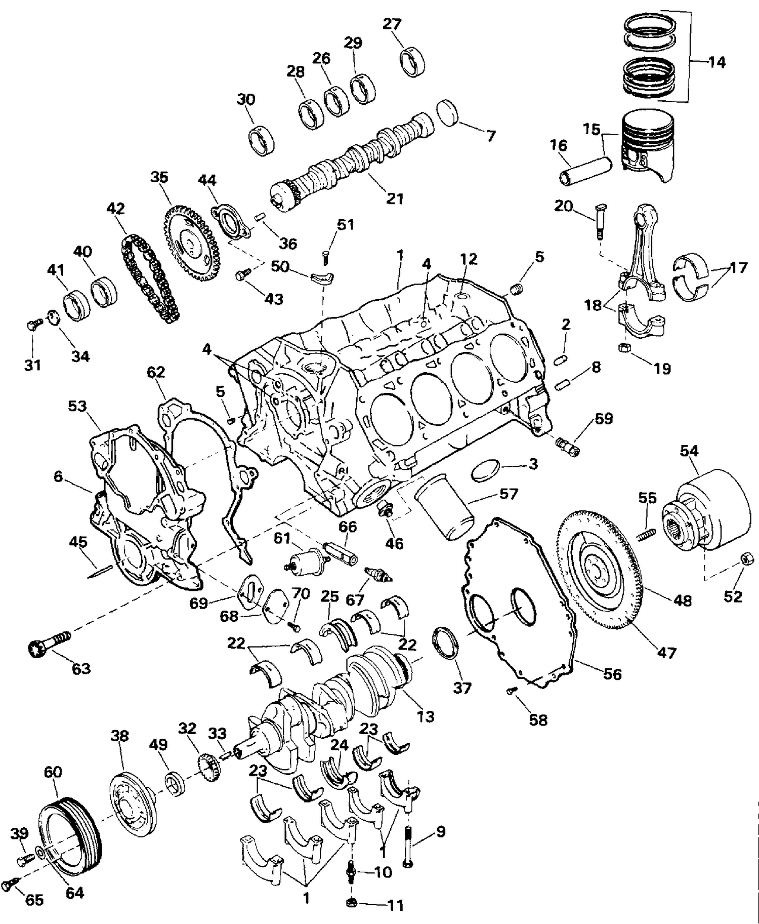 CRANKCASE - 5.0 LITRE