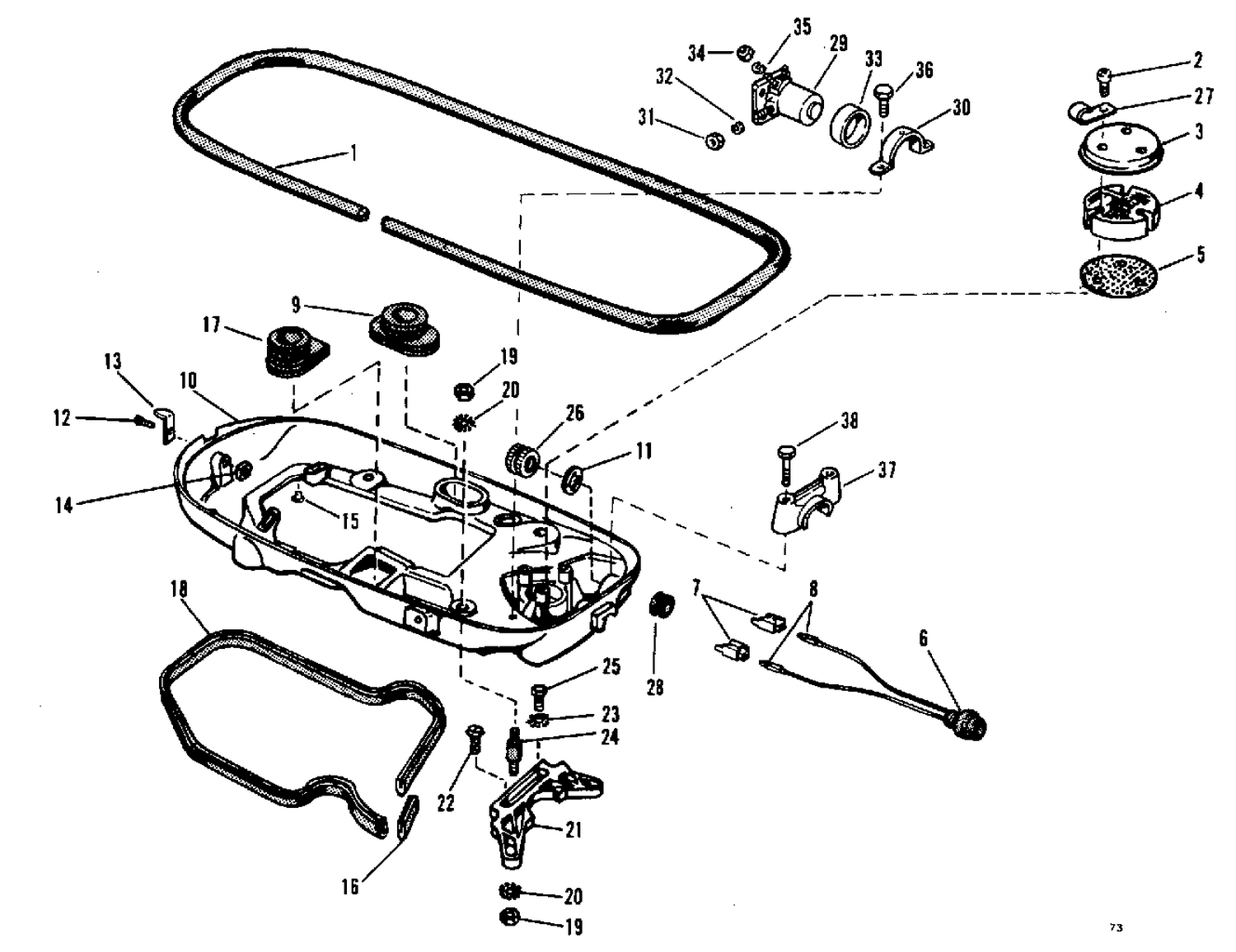 LOWER MOTOR COVER GROUP