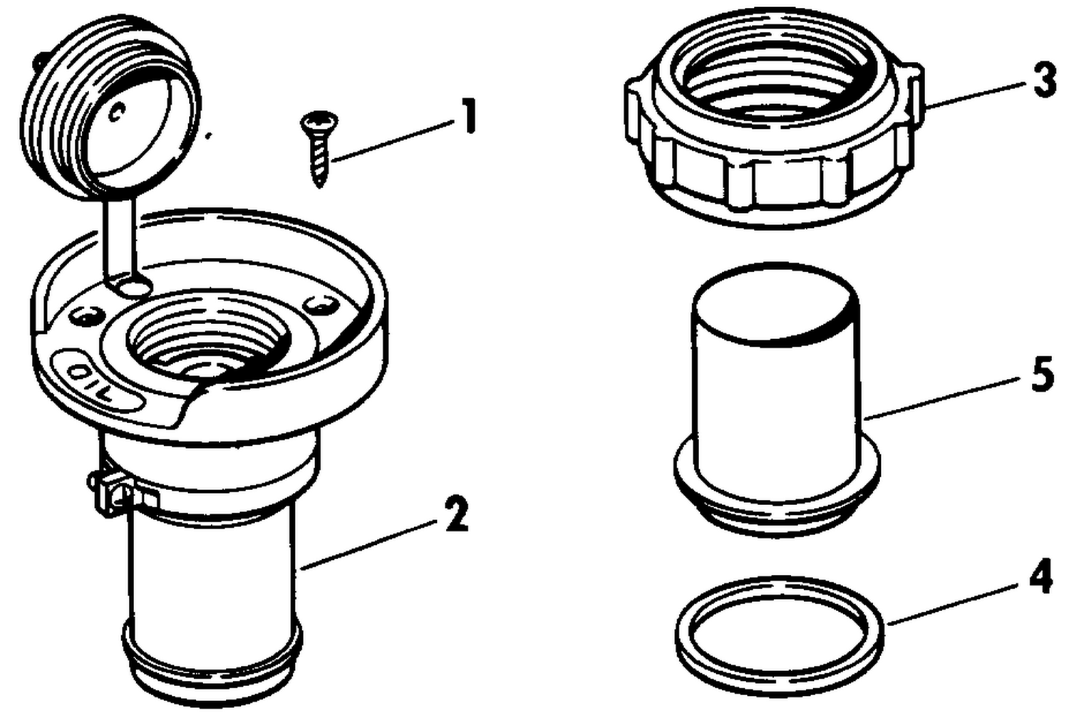 REMOTE OIL FILL KIT - 1.8, 3.0 & 3.5 GALLON TANK