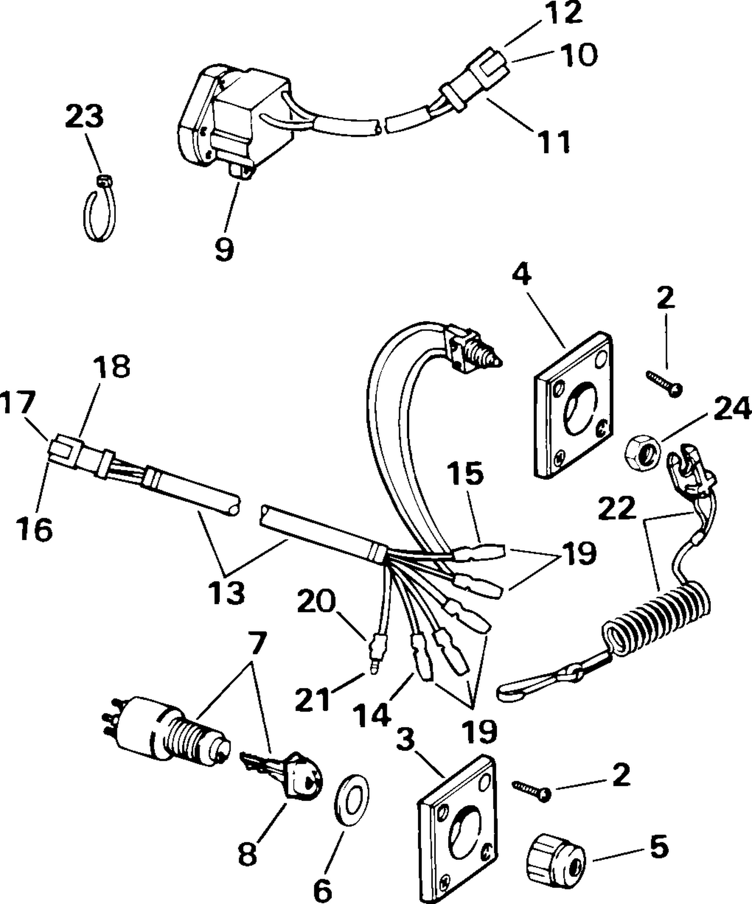 IGNITION SWITCH & REMOTE STOP SWITCH