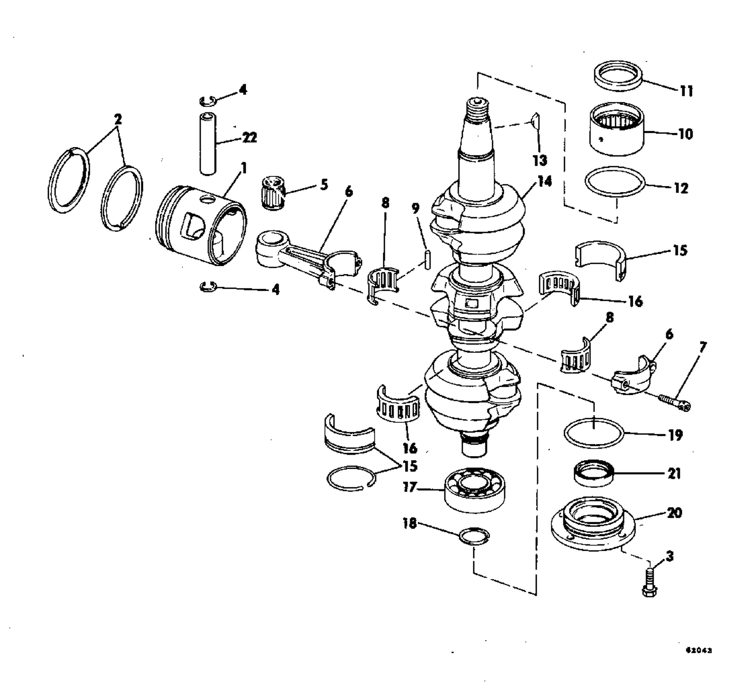 CRANKSHAFT & PISTON