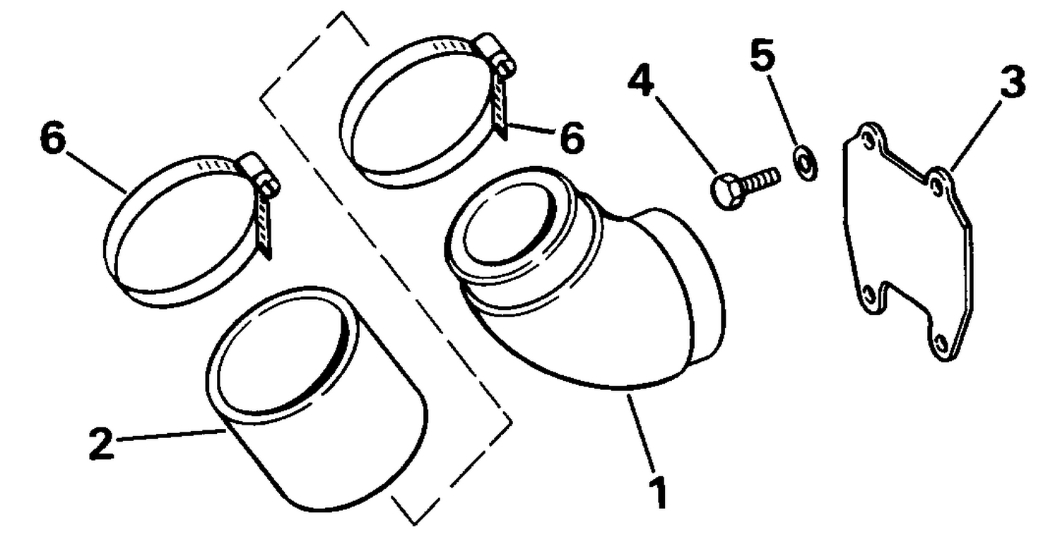 THRU-TRANSOM EXHAUST - 5.0 & 5.7 MODELS