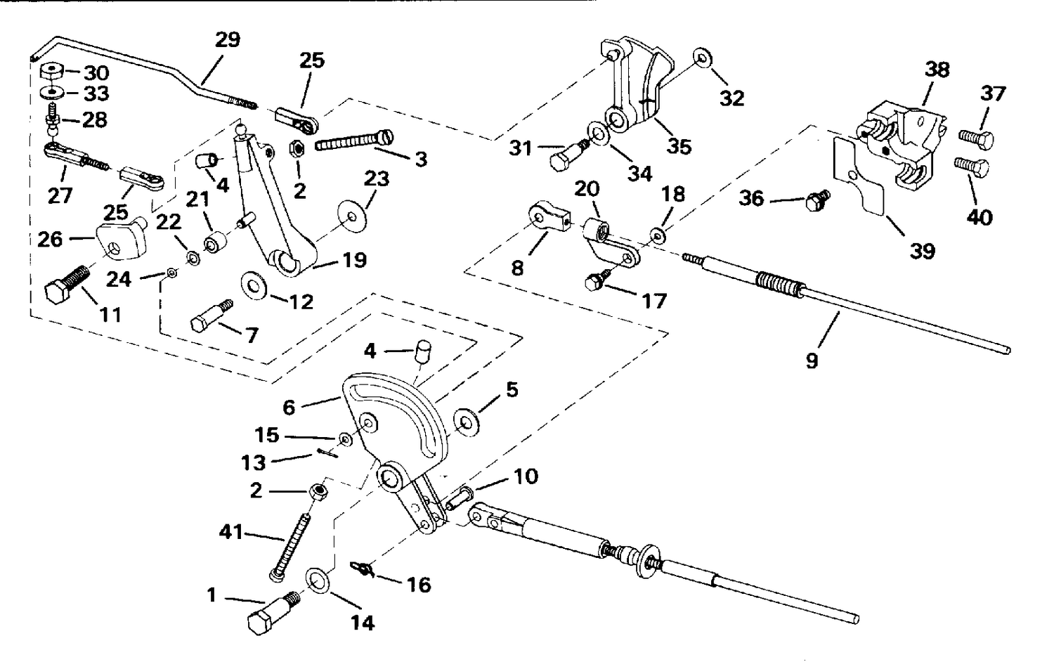 SHIFT & THROTTLE LINKAGE