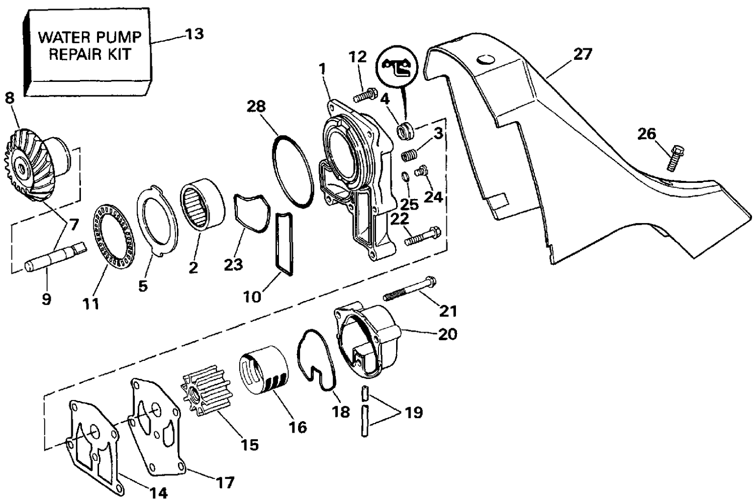 WATER PUMP & ADAPTOR