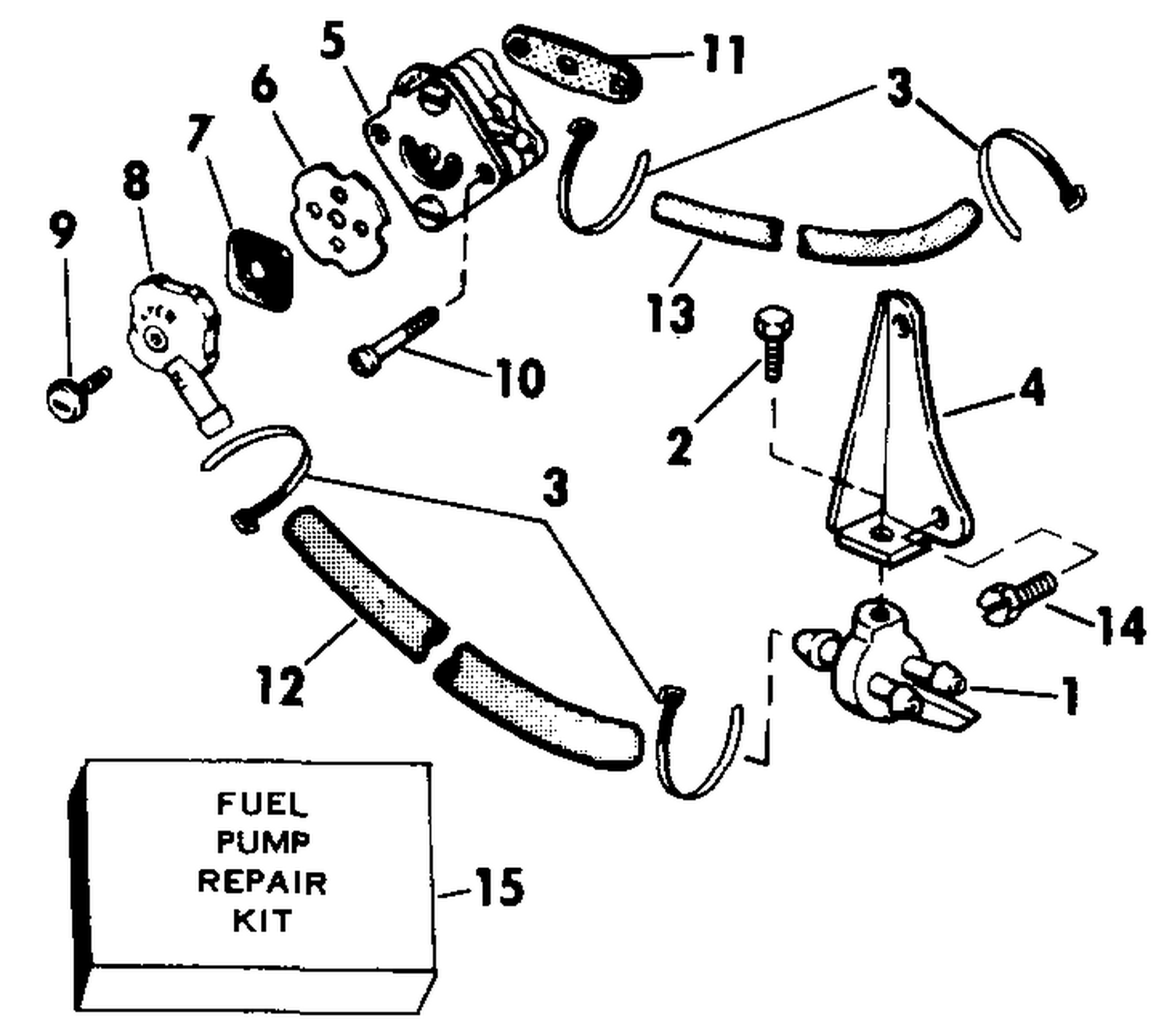 FUEL PUMP - BRH MODELS ONLY