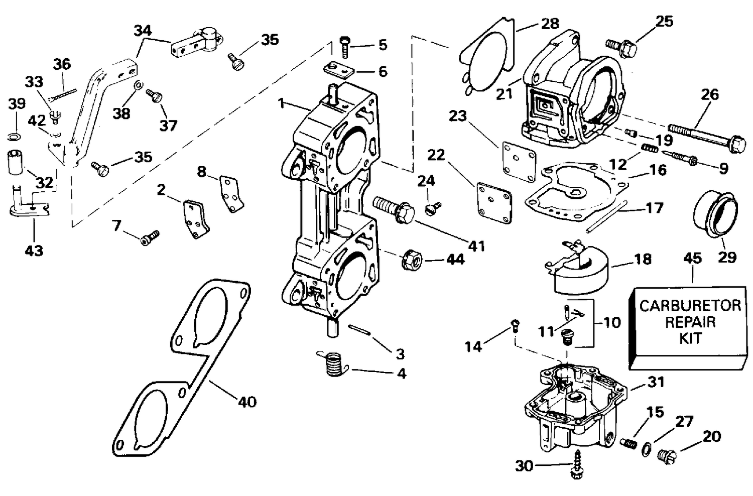 CARBURETOR & LINKAGE