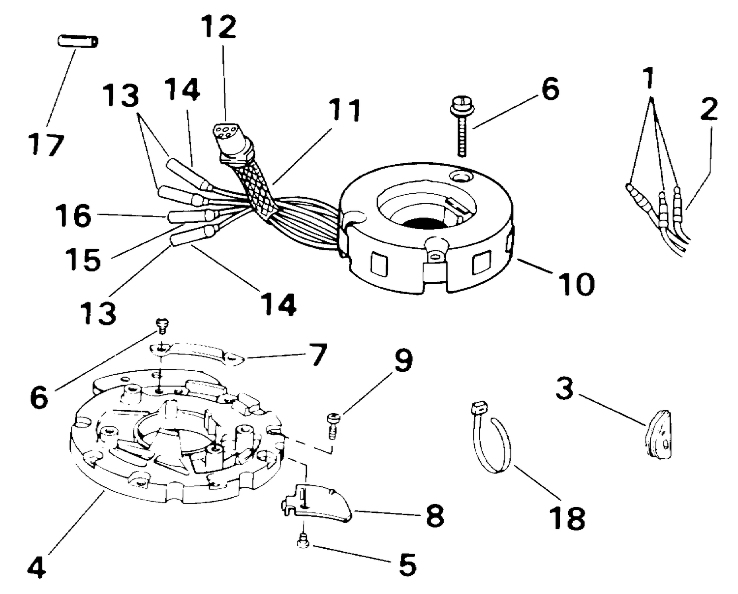 AC LIGHTING KIT - 9.9, 15 (2-STROKE)