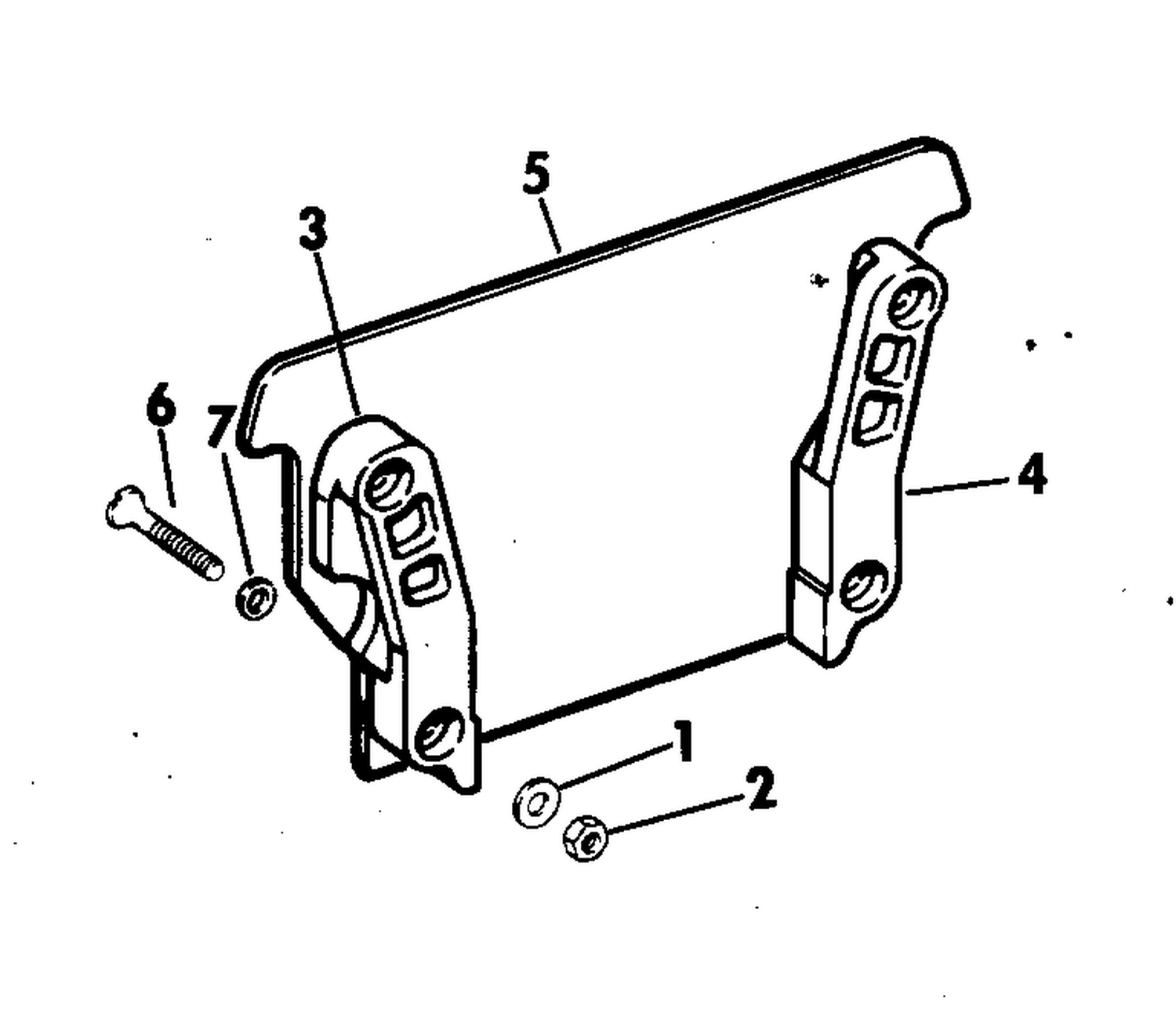 DISPLAY STAND ADAPTER KIT 70  & 75 HP SHORT SHAFT