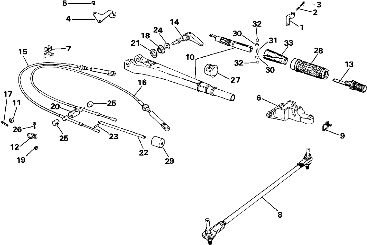 DUAL STEERING CONNECTOR KIT - 20 - 30 MODELS