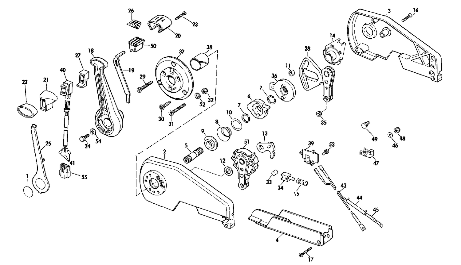 REMOTE CONTROL ASSEMBLY - CONCEALED SIDE MOUNT