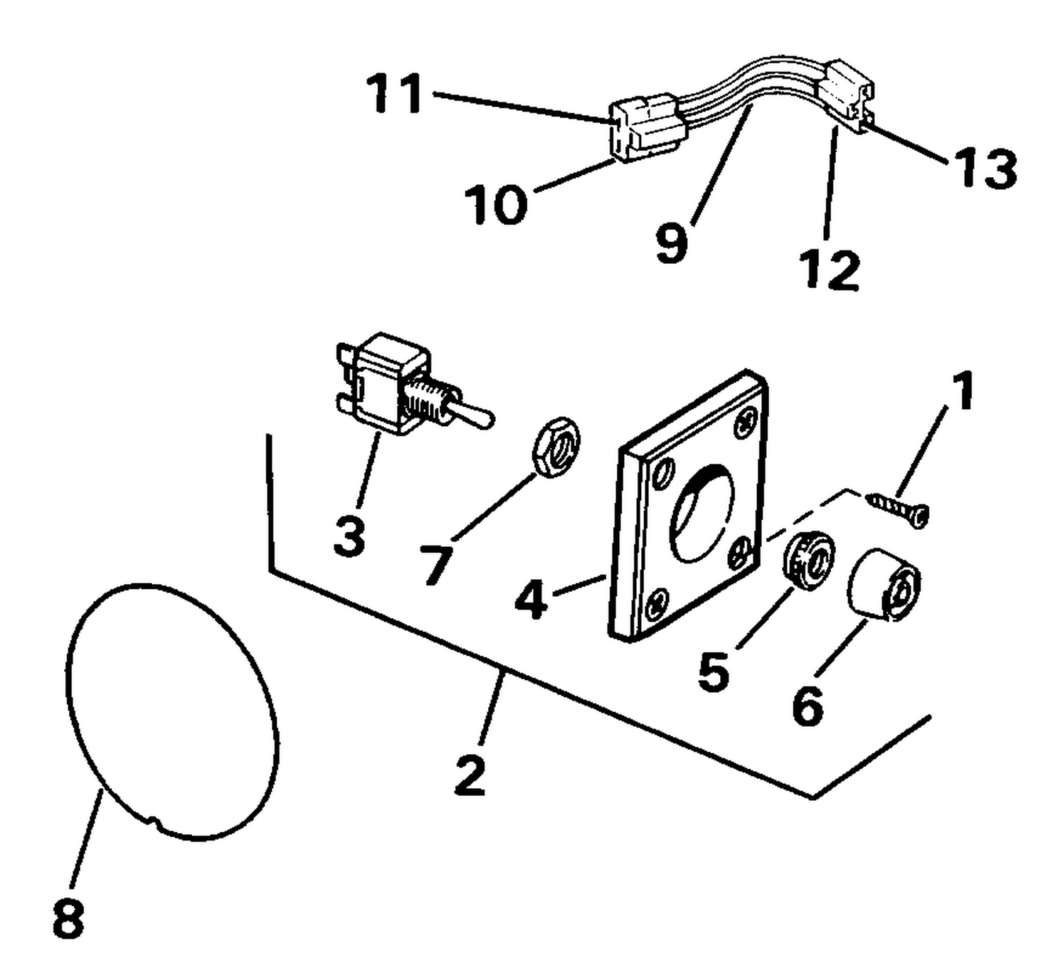 TRIM/TILT SWITCH CONVERSION KIT