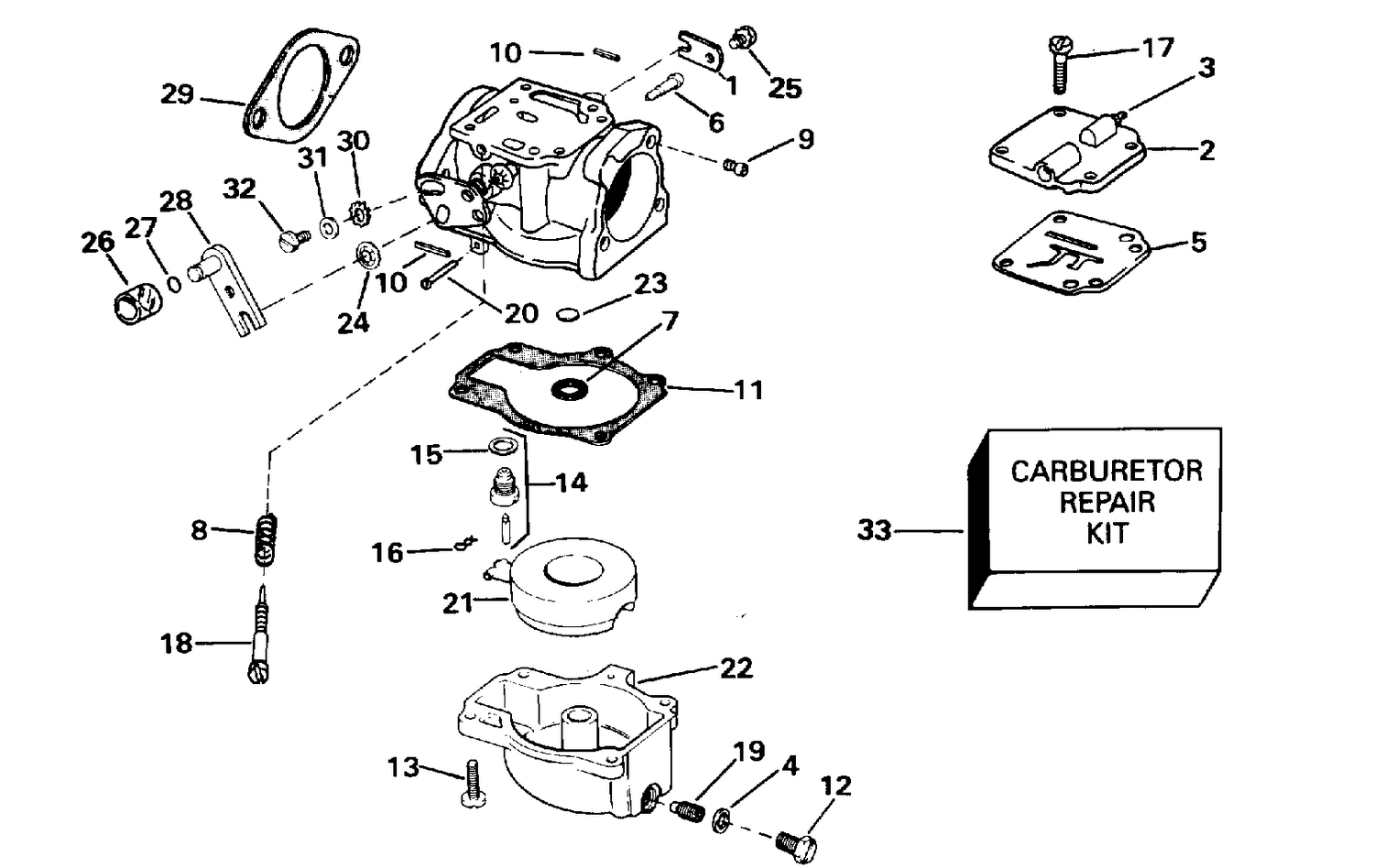CARBURETOR - ALL 40 MODELS