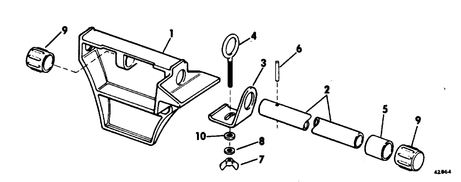 CANOE MOTOR BRACKET KIT