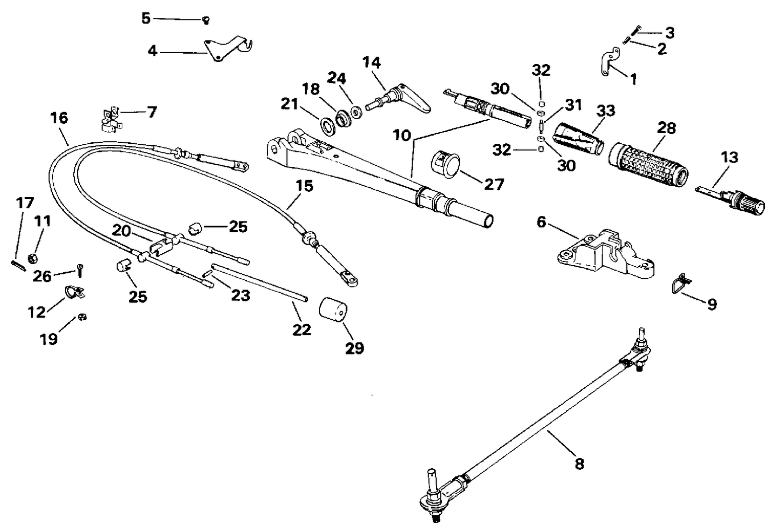 DUAL STEERING CONNECTOR KIT - 20 - 30 MODELS