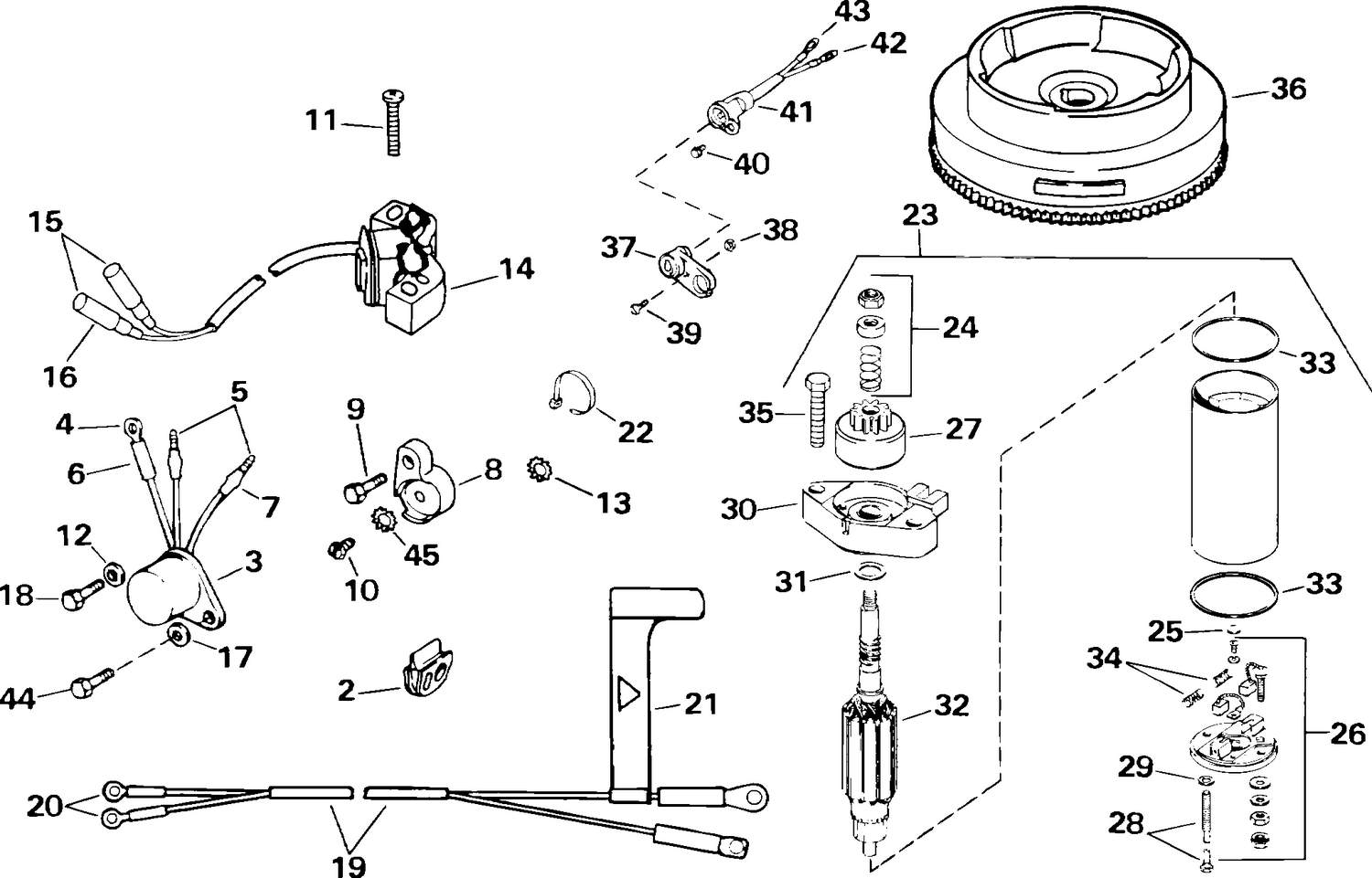 TILLER ELECTRIC START KIT