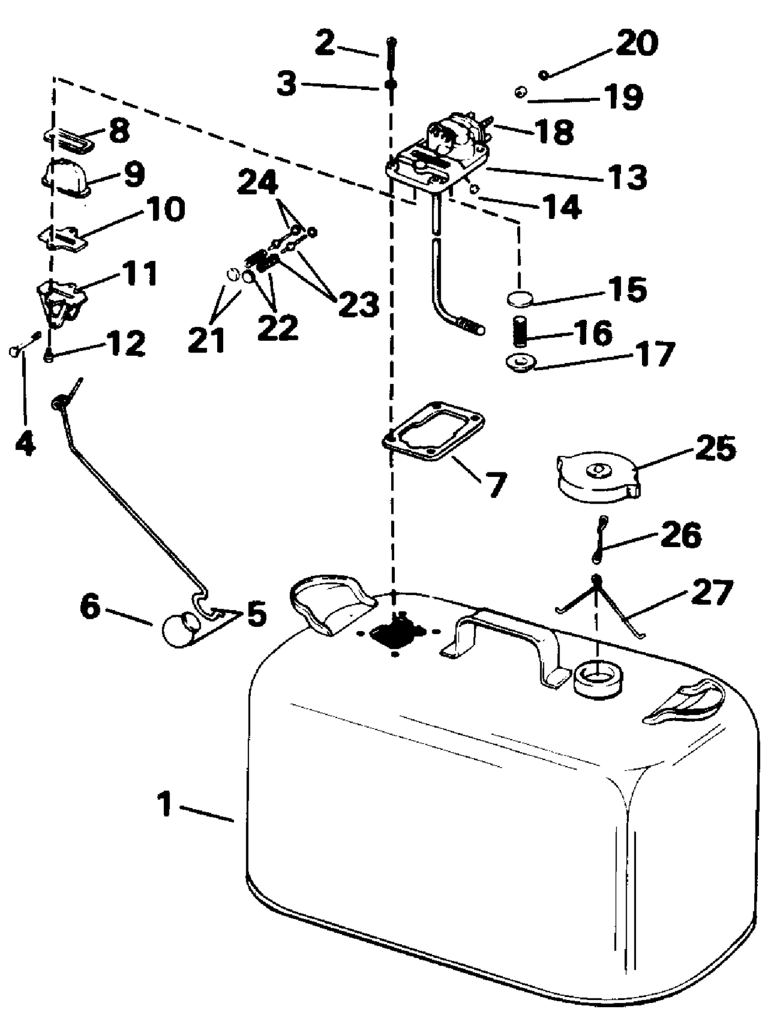 FUEL TANK WITH GAUGE