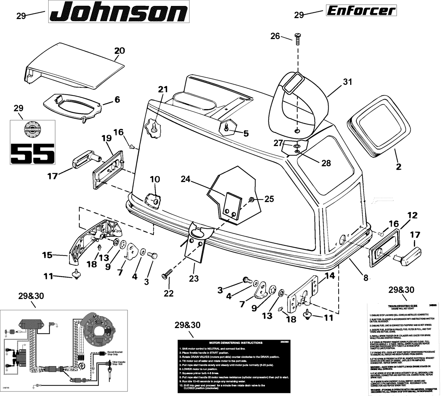 ENGINE COVER & DECALS