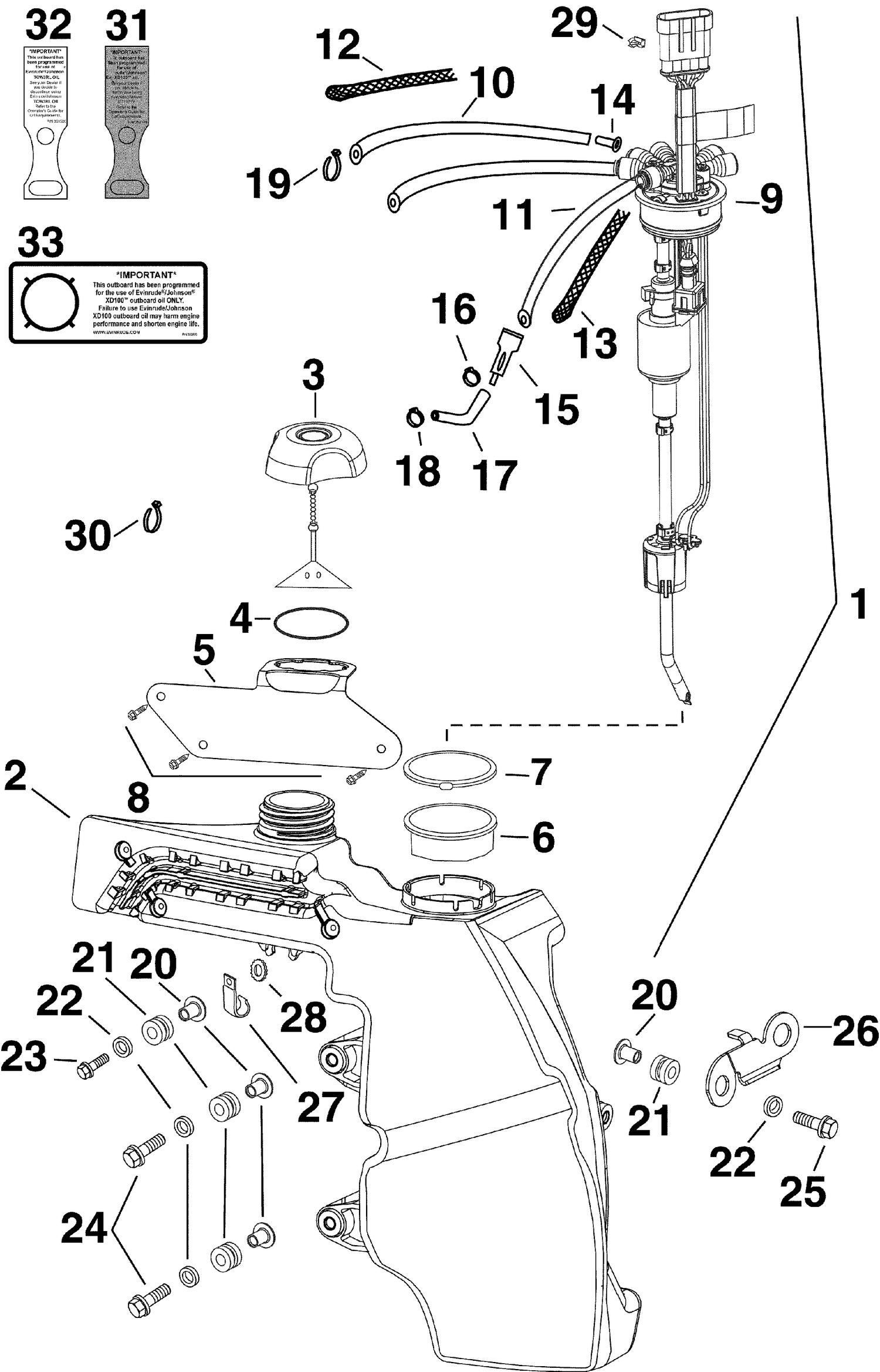 OIL TANK & PUMP