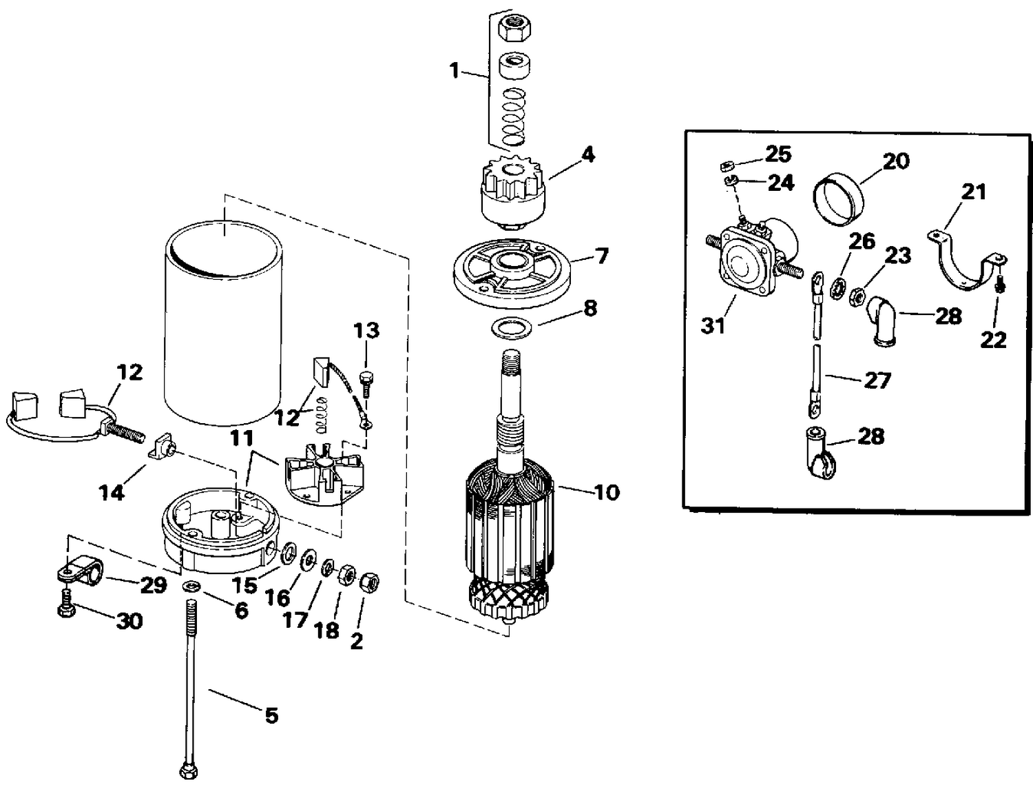 ELECTRIC STARTER & SOLENOID
