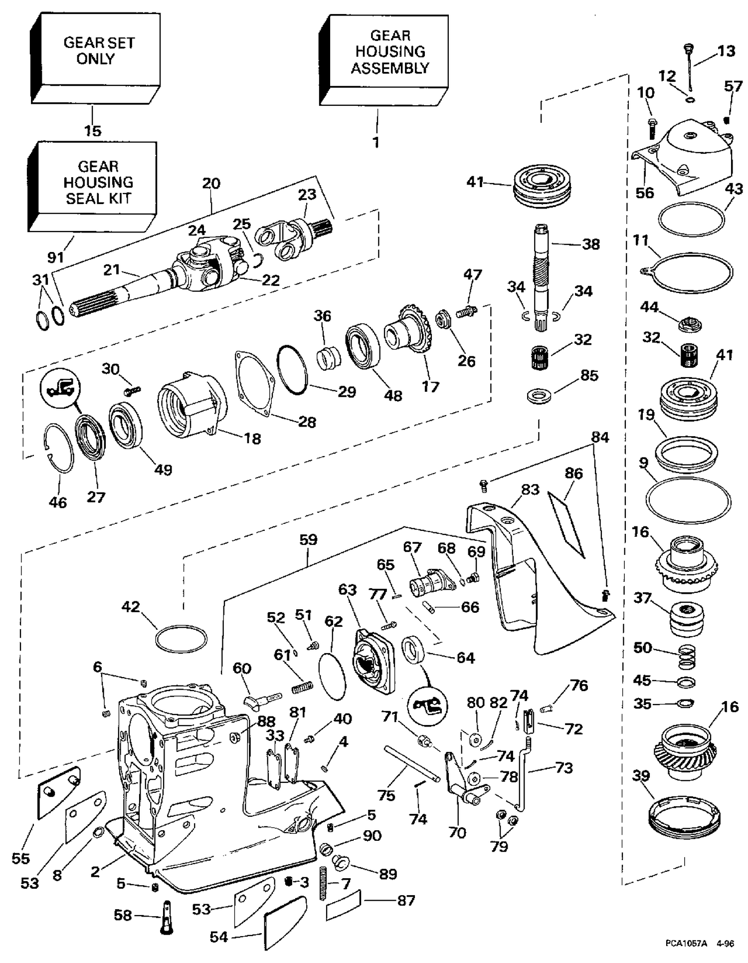 UPPER GEAR HOUSING