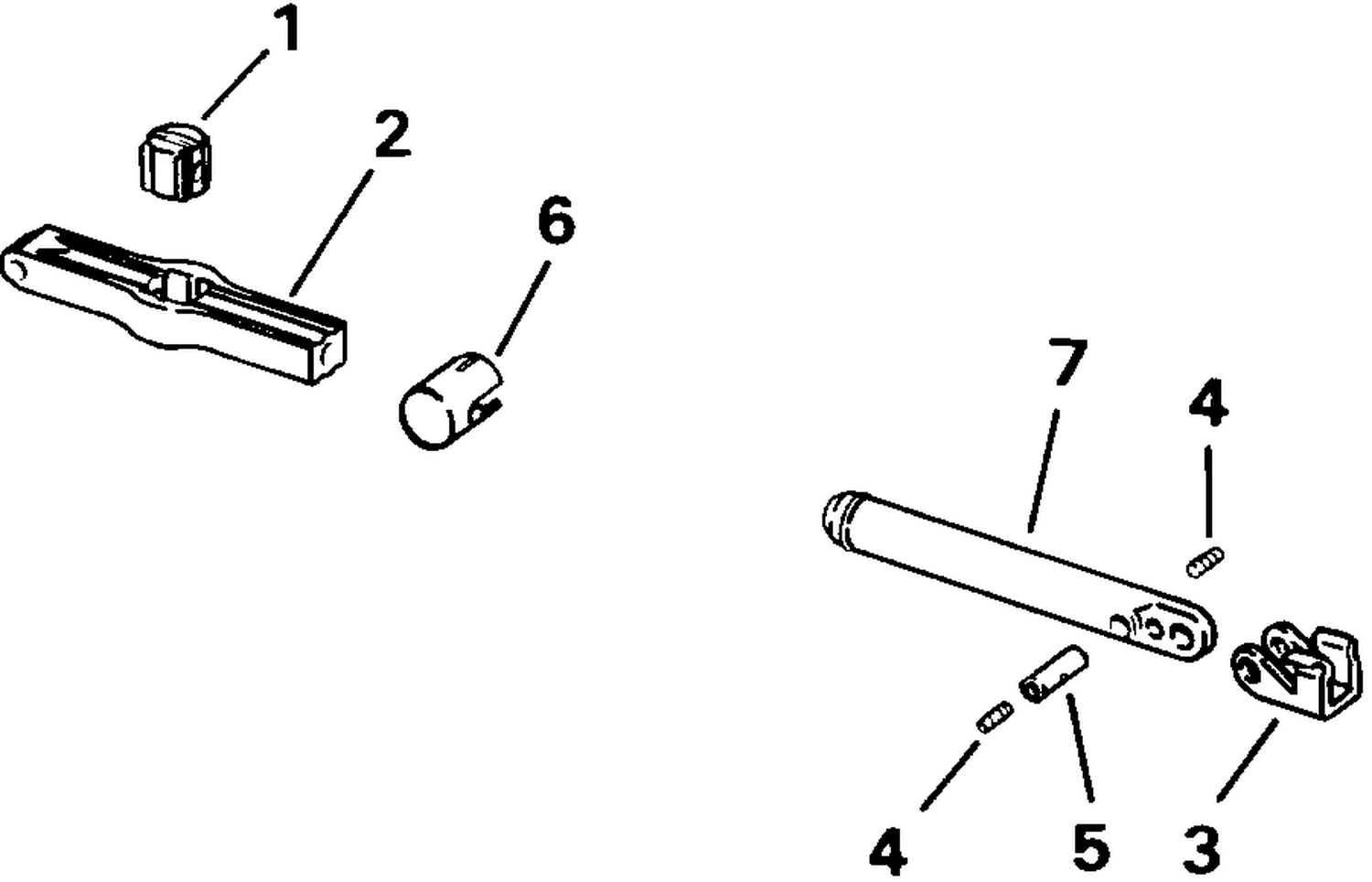 CABLE ADAPTER KIT - 2 & 4 LEVER - FOR LONG LIFE CABLES