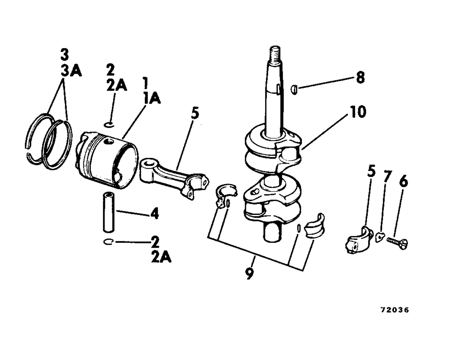 CRANKSHAFT & PISTON