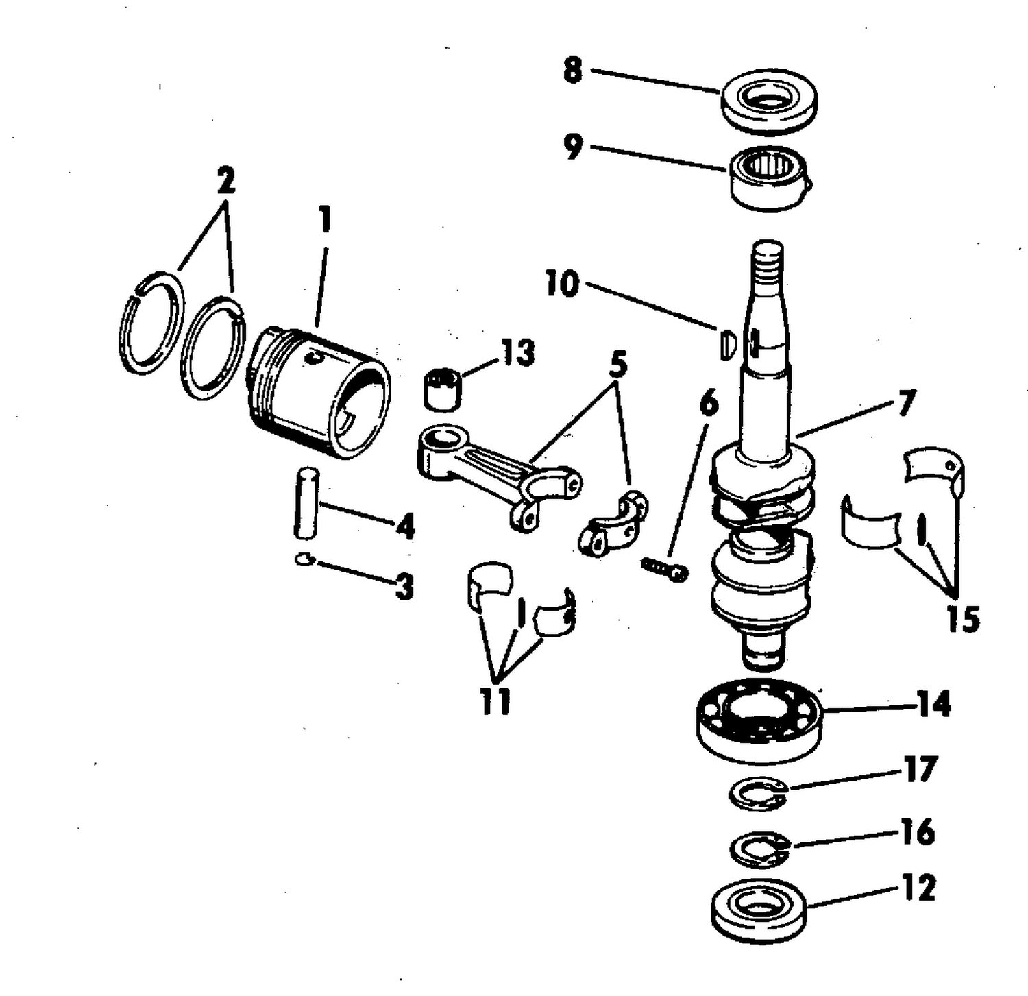 CRANKSHAFT & PISTON