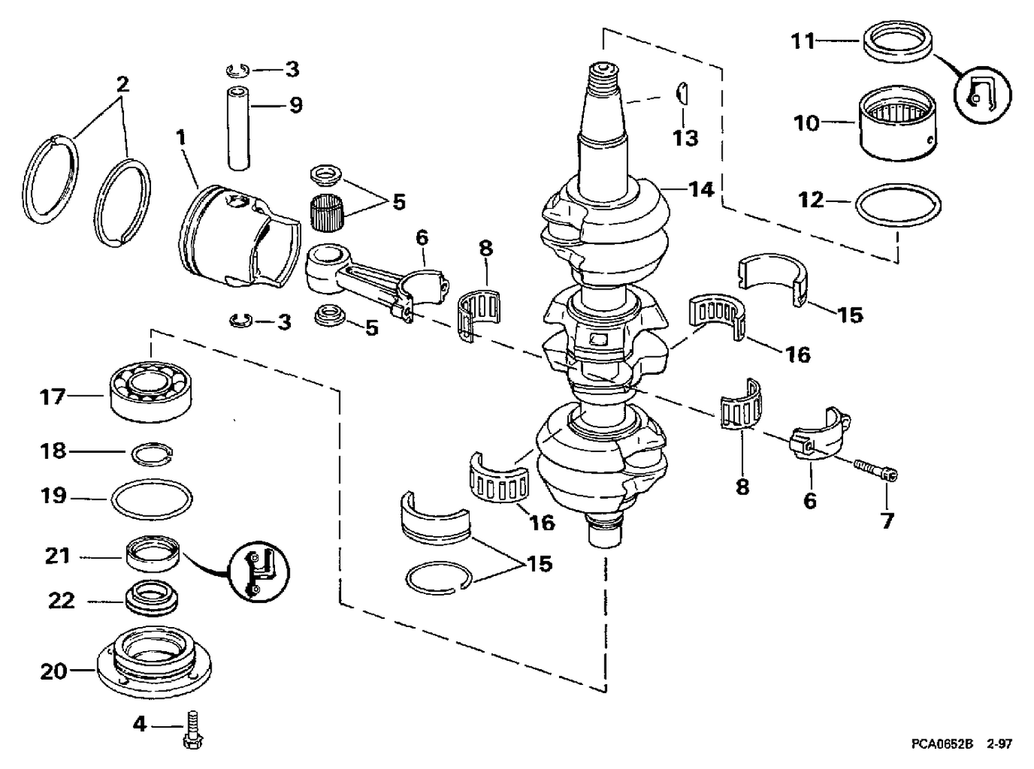 CRANKSHAFT & PISTON
