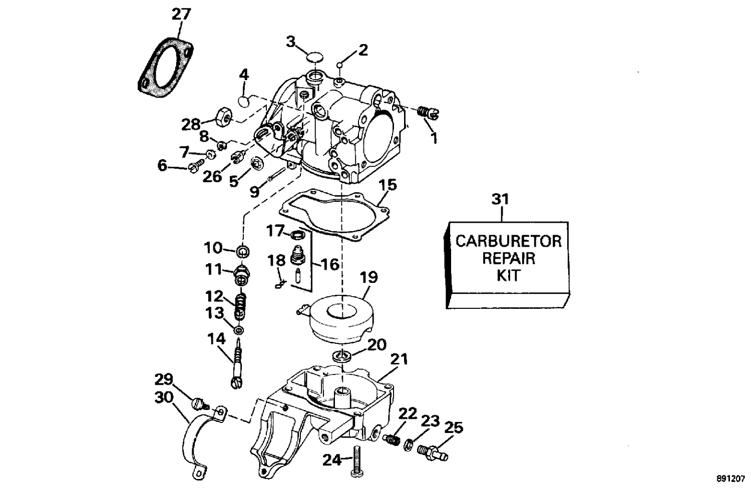 CARBURETOR 25EE - 25ELE