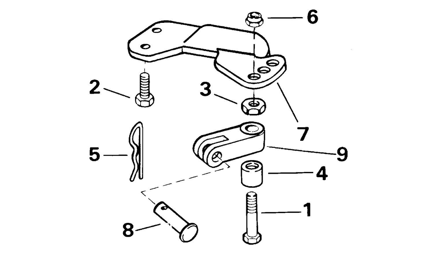 STEERING CONNECTOR KIT - 5, 6 MODELS (4-STROKE)