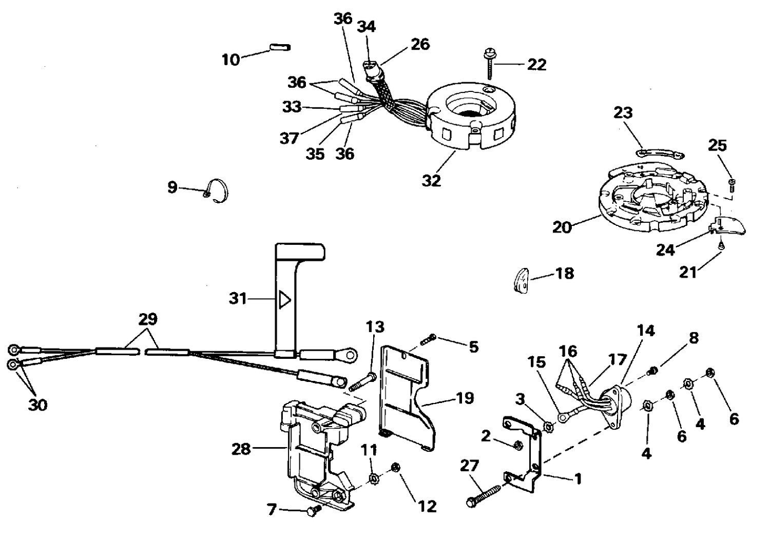 BATTERY CHARGE KIT - 9.9, 15 (2-STROKE)