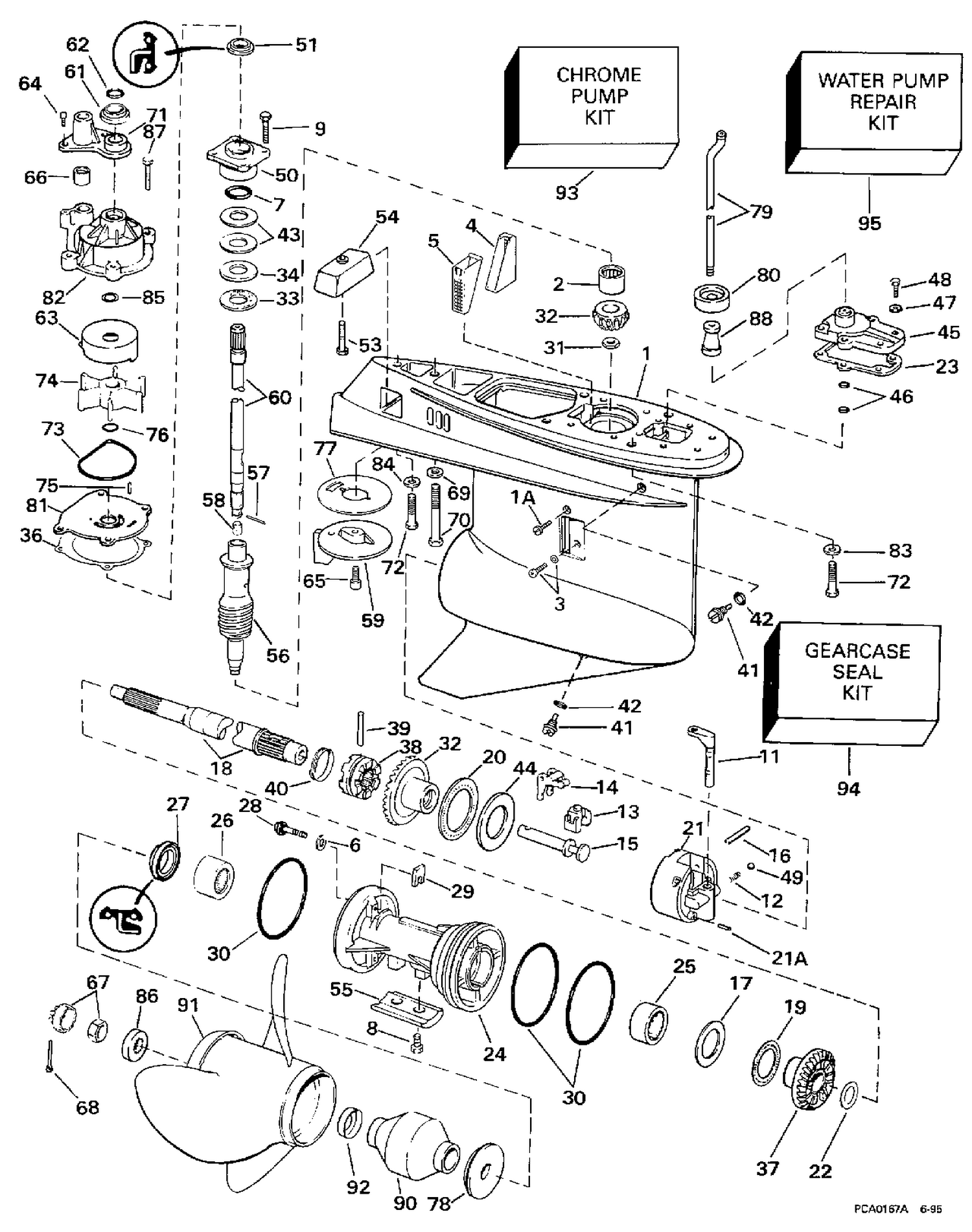 GEARCASE - STANDARD ROTATION