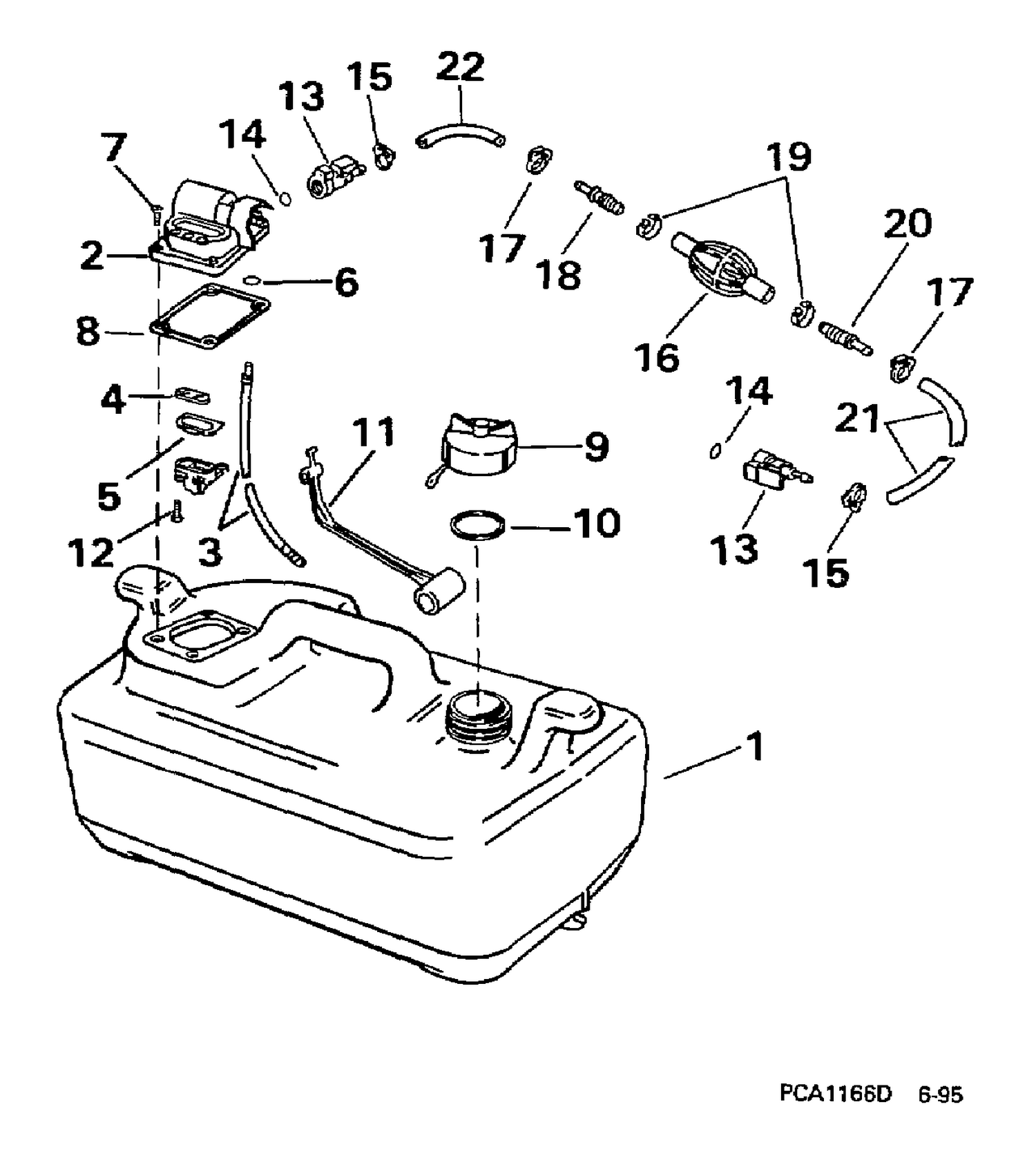 FUEL TANK - 3 GALLON