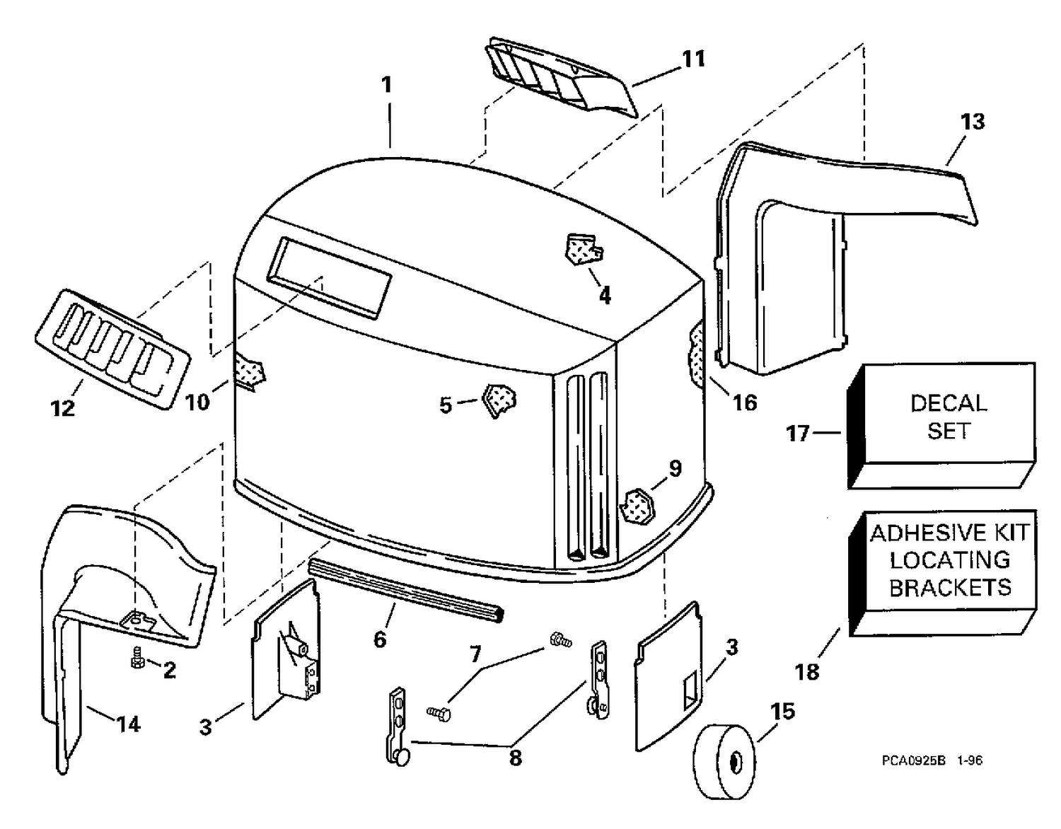 ENGINE COVER - EVINRUDE