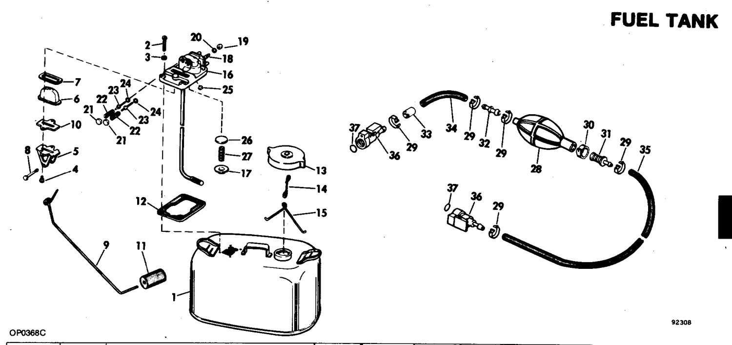 FUEL TANK WITH GAUGE