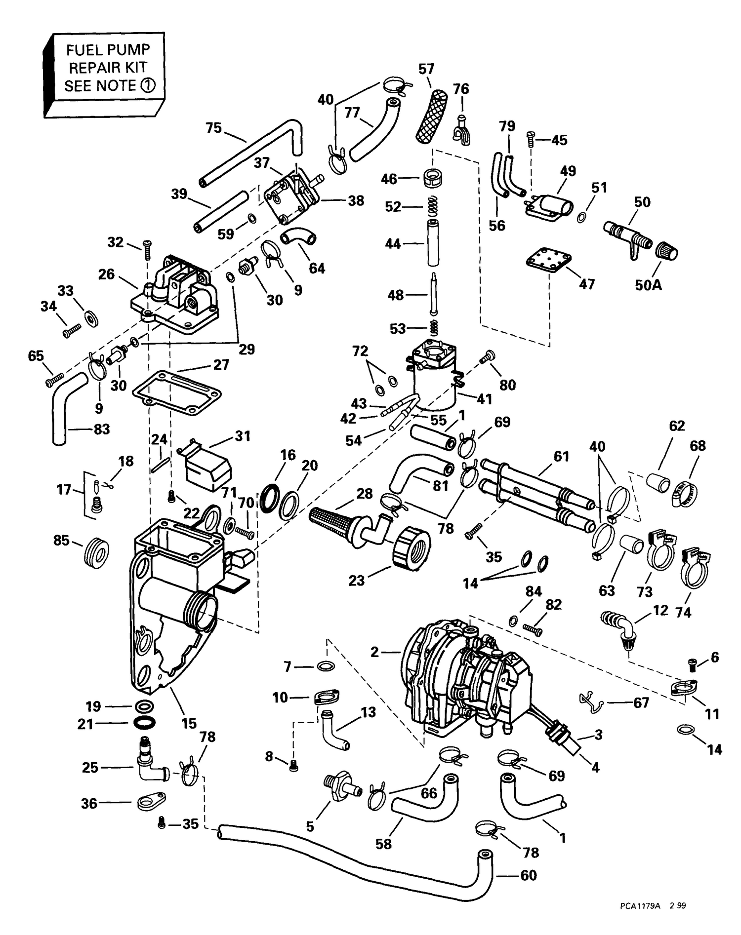 FUEL BRACKET & COMPONENTS